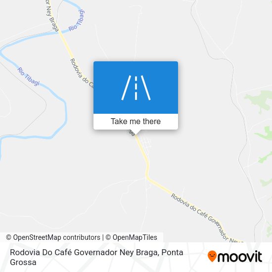 Rodovia Do Café Governador Ney Braga map