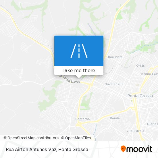 Rua Airton Antunes Vaz map