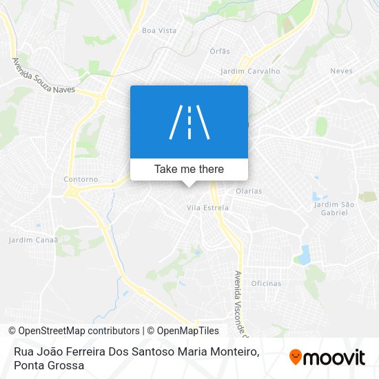 Rua João Ferreira Dos Santoso Maria Monteiro map