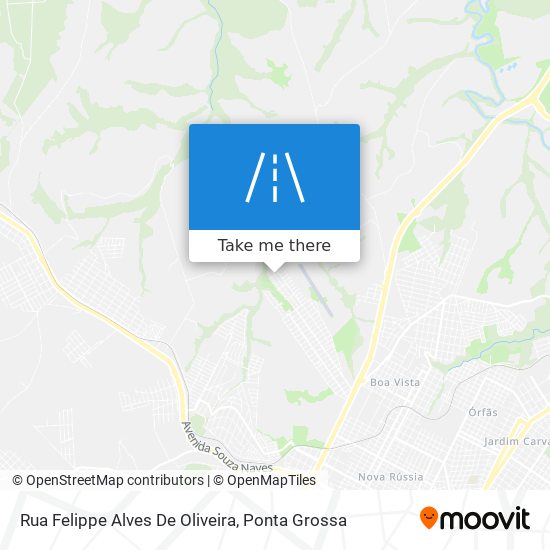 Rua Felippe Alves De Oliveira map