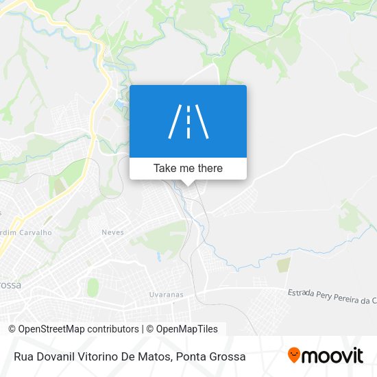 Rua Dovanil Vitorino De Matos map