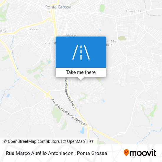 Rua Março Aurélio Antoniaconi map
