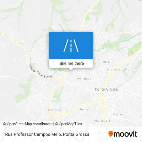 Rua Professor Campos Melo map