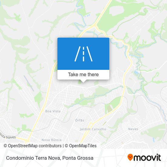 Condomínio Terra Nova map