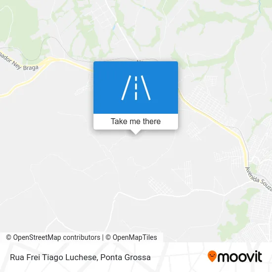 Rua Frei Tiago Luchese map