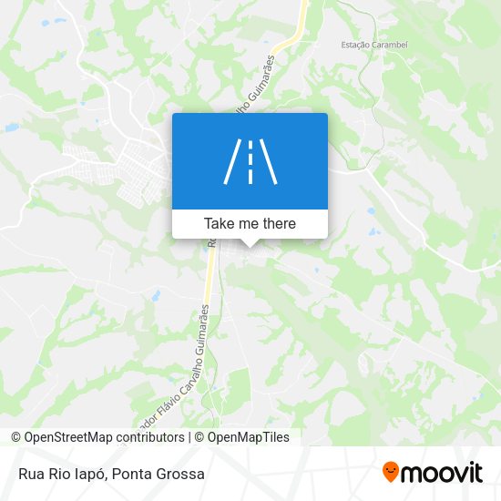 Rua Rio Iapó map