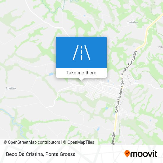 Beco Da Cristina map