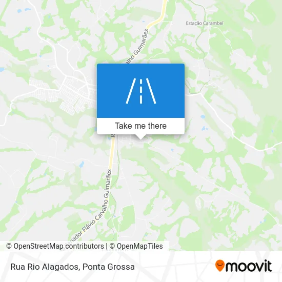 Rua Rio Alagados map