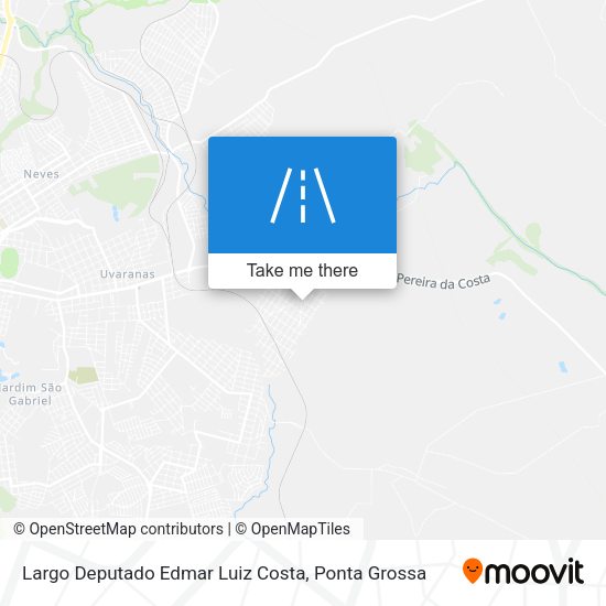 Largo Deputado Edmar Luiz Costa map
