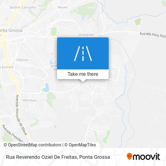 Rua Reverendo Oziel De Freitas map