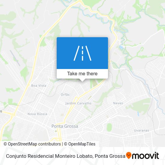 Conjunto Residencial Monteiro Lobato map