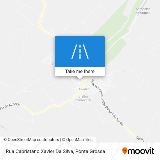 Rua Capristano Xavier Da Silva map