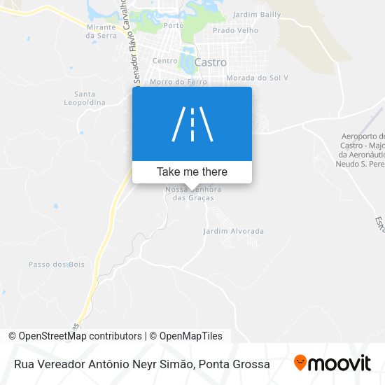 Rua Vereador Antônio Neyr Simão map