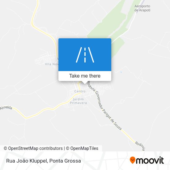 Rua João Kluppel map