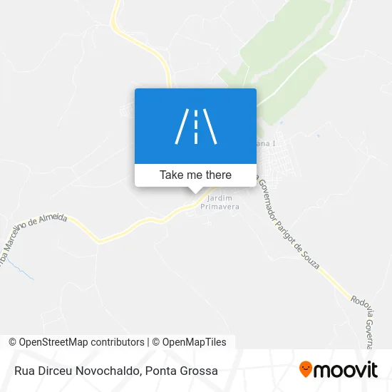 Rua Dirceu Novochaldo map