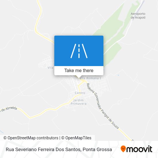 Rua Severiano Ferreira Dos Santos map