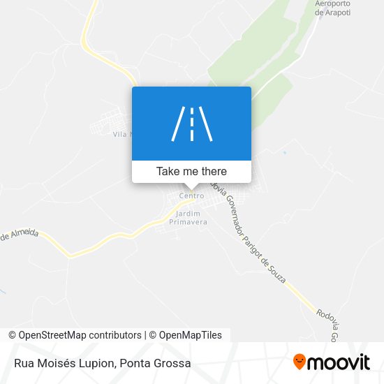 Rua Moisés Lupion map