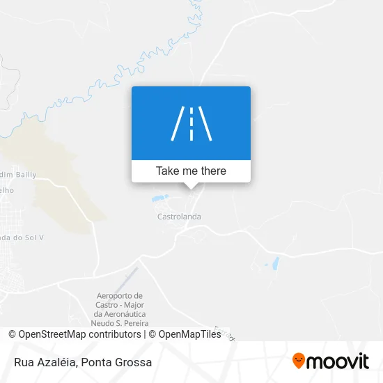 Rua Azaléia map