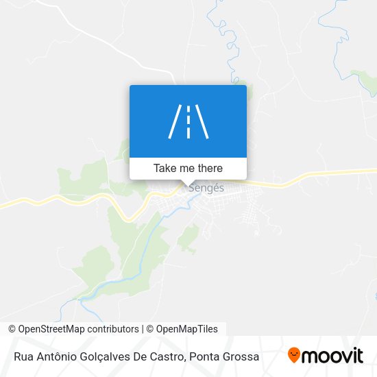 Rua Antônio Golçalves De Castro map