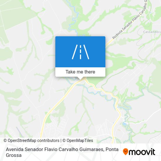 Avenida Senador Flavio Carvalho Guimaraes map
