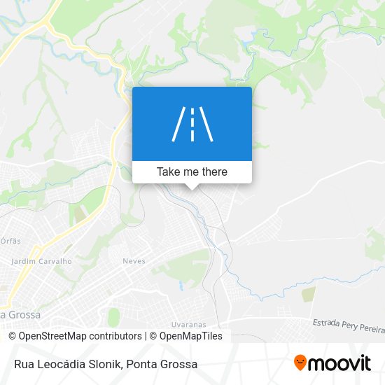 Rua Leocádia Slonik map
