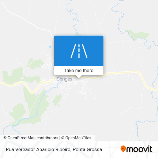 Rua Vereador Aparício Ribeiro map