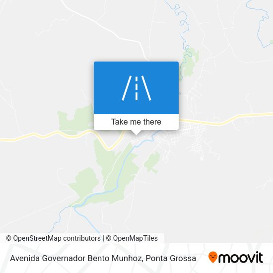 Avenida Governador Bento Munhoz map