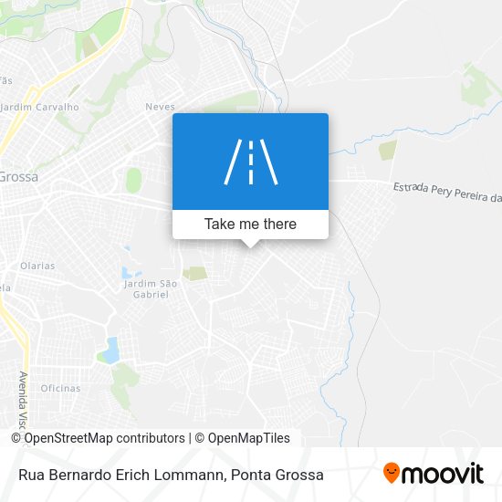 Rua Bernardo Erich Lommann map