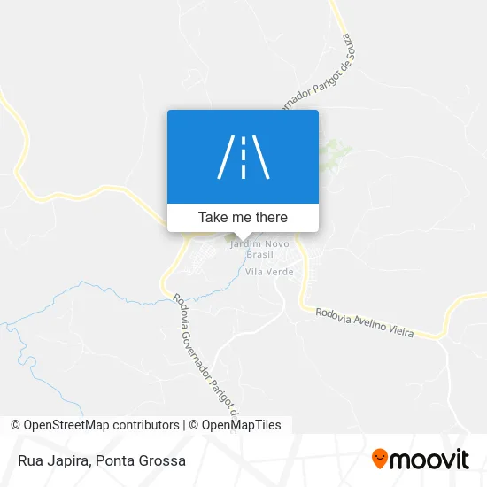 Rua Japira map
