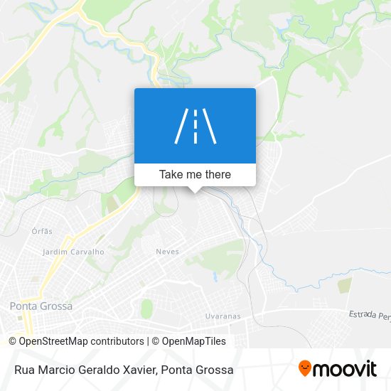 Rua Marcio Geraldo Xavier map
