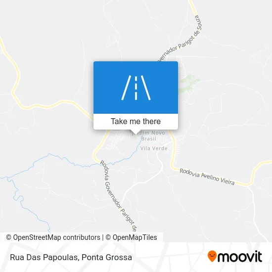 Rua Das Papoulas map