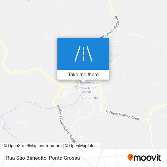 Rua São Benedito map