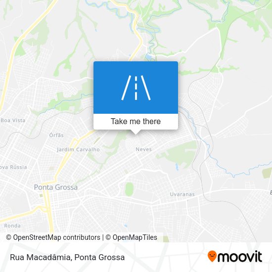 Rua Macadâmia map