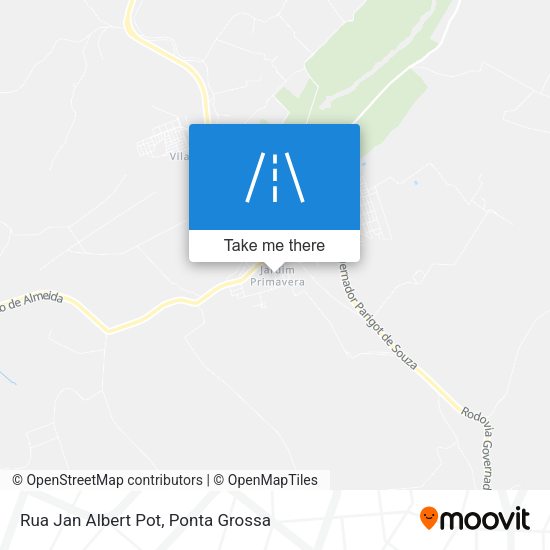 Rua Jan Albert Pot map