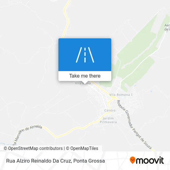 Rua Alziro Reinaldo Da Cruz map