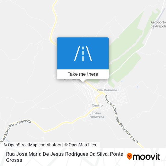 Rua José Maria De Jesus Rodrigues Da Silva map