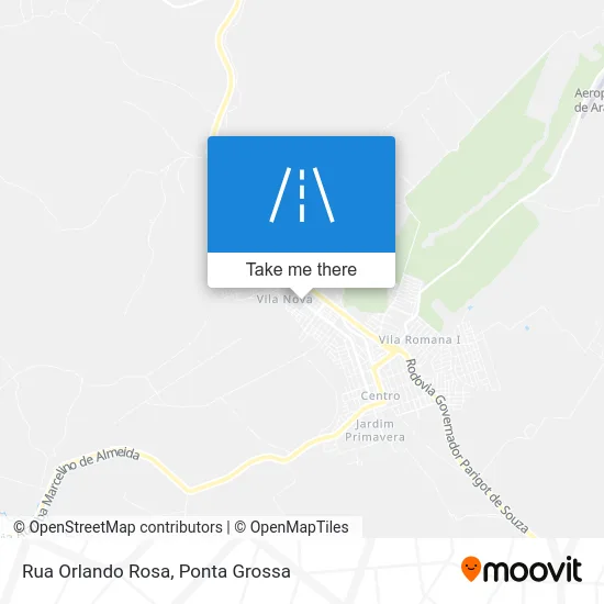 Rua Orlando Rosa map