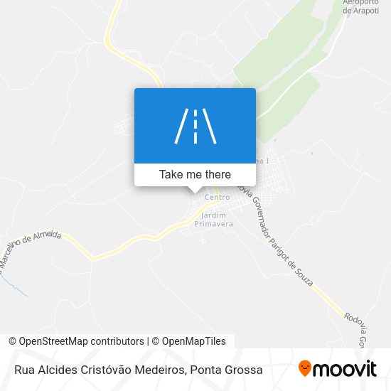 Rua Alcides Cristóvão Medeiros map