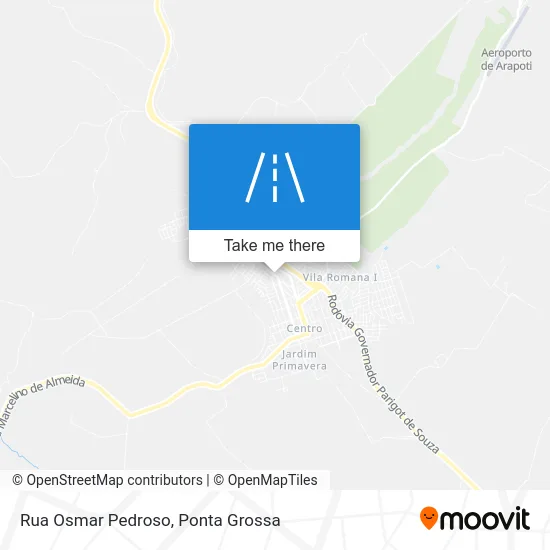 Rua Osmar Pedroso map