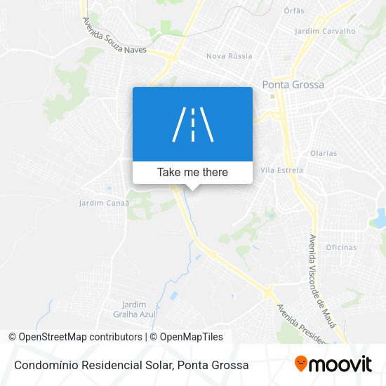 Condomínio Residencial Solar map