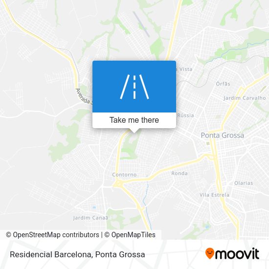 Residencial Barcelona map