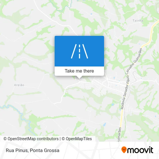 Rua Pinus map