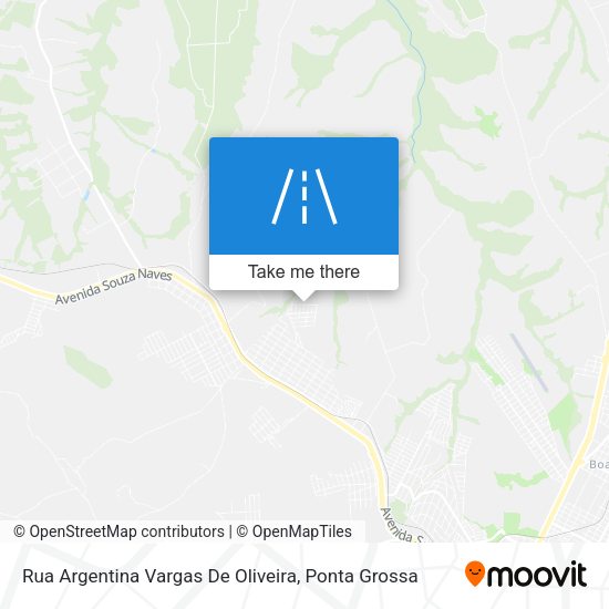 Rua Argentina Vargas De Oliveira map