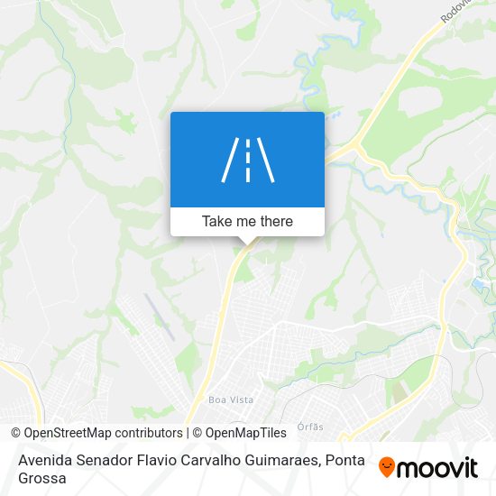 Avenida Senador Flavio Carvalho Guimaraes map