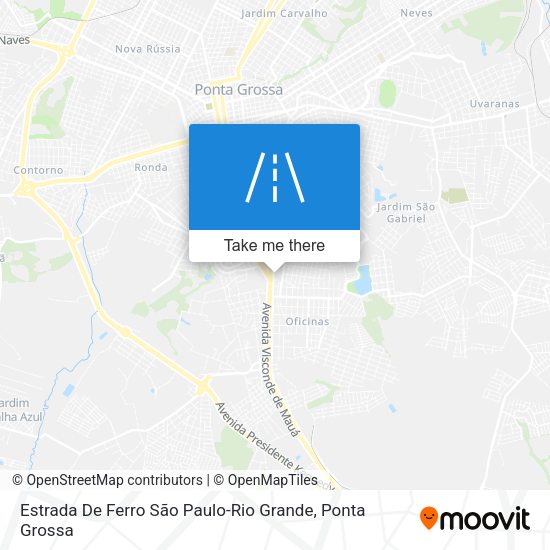 Estrada De Ferro São Paulo-Rio Grande map