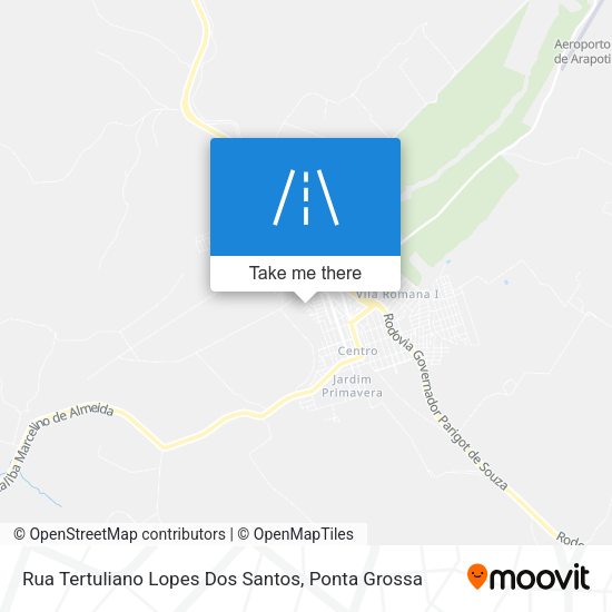 Rua Tertuliano Lopes Dos Santos map