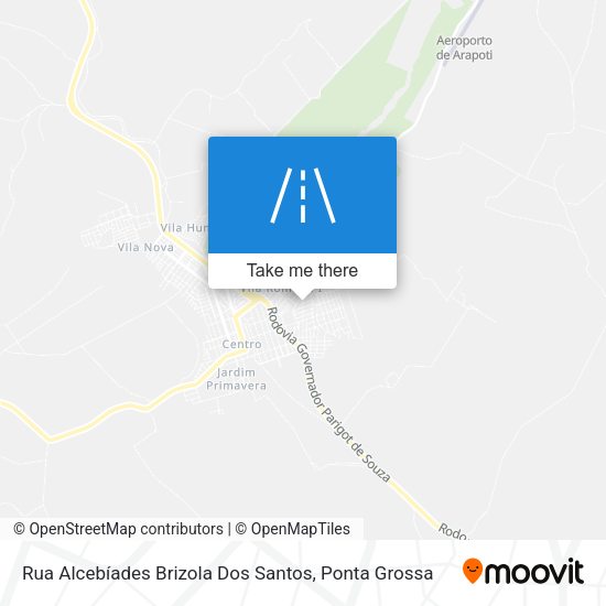 Rua Alcebíades Brizola Dos Santos map