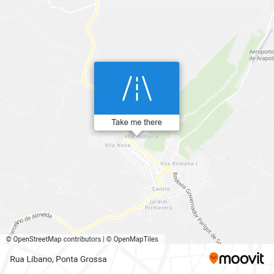 Rua Líbano map