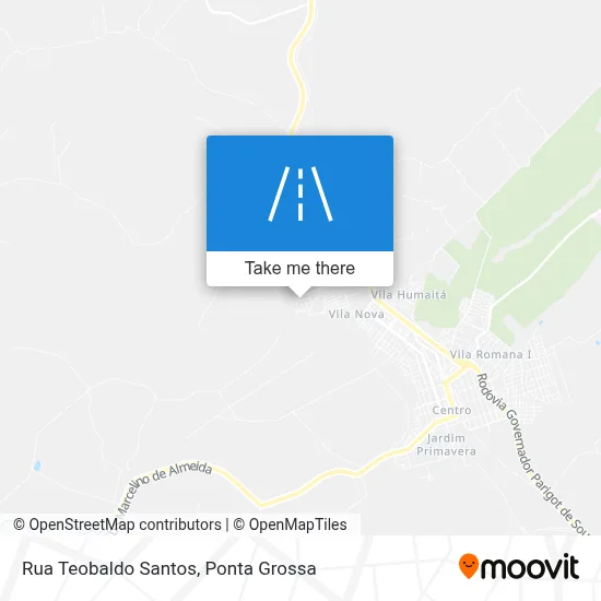 Rua Teobaldo Santos map