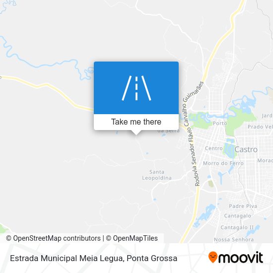 Estrada Municipal Meia Legua map